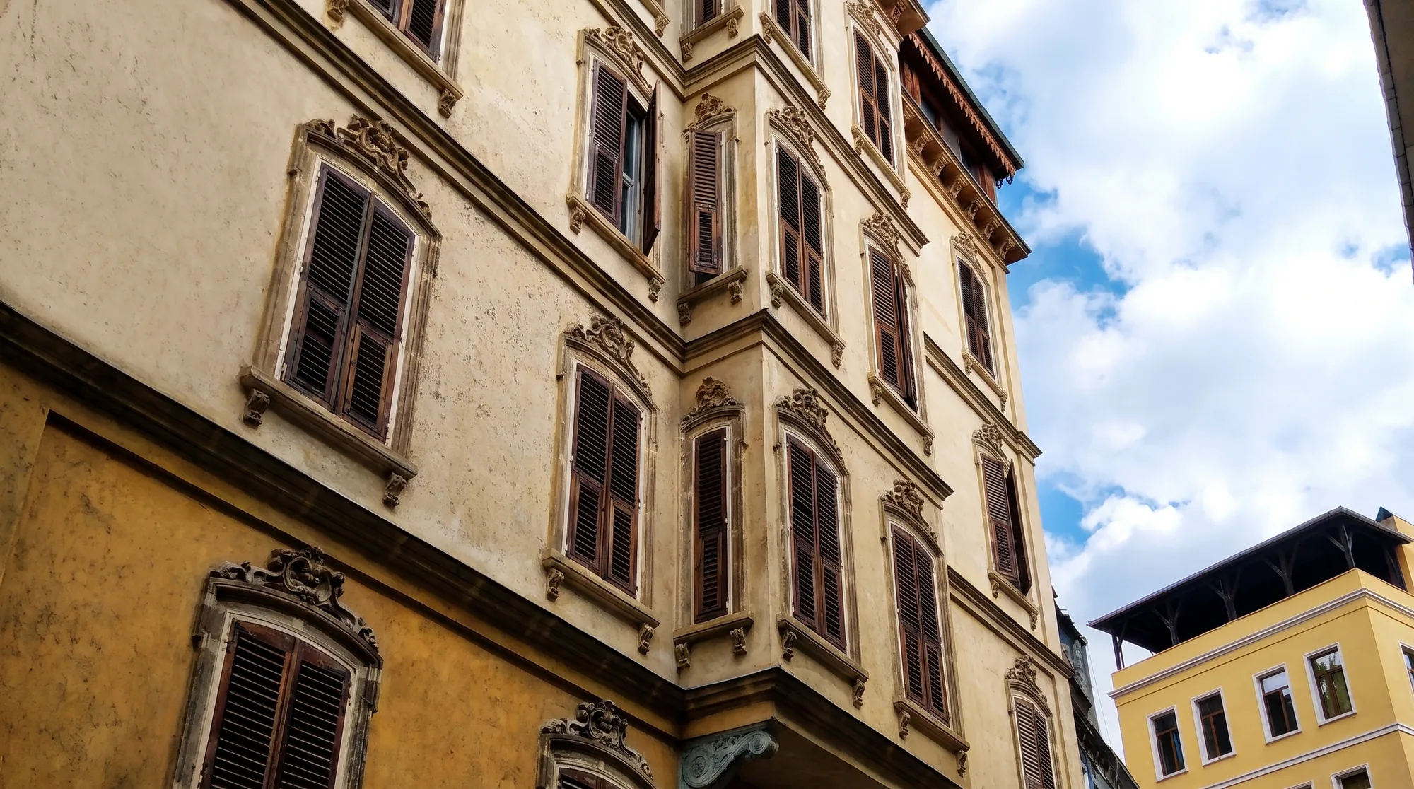 Istanbul, historic building façade